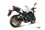 Schalldämpfer Escape Mivv Gp Schwarz Schwarz Edelstahl Yamaha Fz8 Fazer 8 2010 - 2016