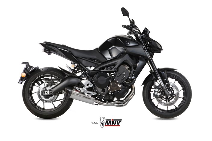 Full System 1 In 1 Exhaust Mivv Suono Stainless Steel Yamaha Mt-09 Sp Fz-09 2013 - 2020