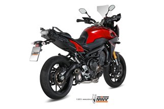 Full System 1 In 1 Exhaust Mivv Oval Titanium With Carbon Cup Yamaha Tracer 900 Tracer 900 Gt Fj-09 2015 - 2020