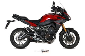 Full System 1 In 1 Exhaust Mivv Oval Carbon With Carbon Cup Yamaha Tracer 900 Tracer 900 Gt Fj-09 2015 - 2020