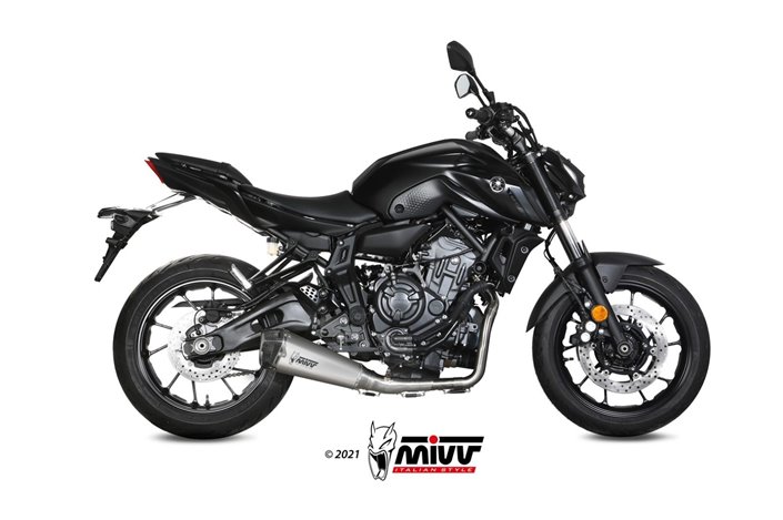 Full System 1 In 1 Exhaust Mivv Delta Race Stainless Steel Yamaha Mt-07 Fz-07 2021 - 2022