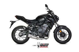 Système Complet 1 En 1 Echappement Mivv Delta Race Inox Yamaha Mt-07 Fz-07 2021 - 2022