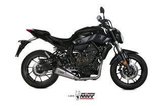 Système Complet 1 En 1 Echappement Mivv Delta Race Inox Yamaha Mt-07 Fz-07 2014 - 2020