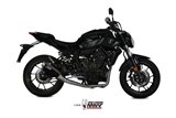 Full System 1 In 1 Exhaust Mivv Gp Pro Black Black Stainless Steel Yamaha Mt-07 Fz-07 2014 - 2020