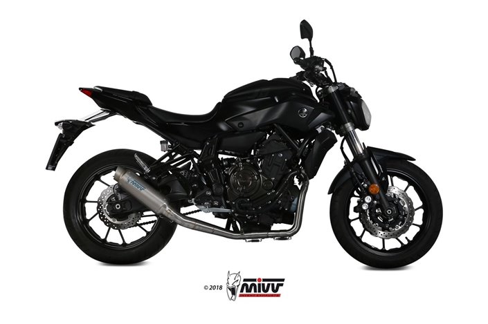 Full System 1 In 1 Exhaust Mivv Gp Pro Titanium Yamaha Mt-07 Fz-07 2014 - 2020