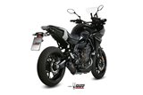 Full System 1 In 1 Exhaust Mivv Oval Carbon With Carbon Cup Yamaha Tracer 700 Gt 2016 - 2020