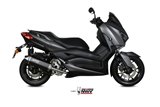 Full System 1 In 1 Exhaust Mivv Speed Edge Black Black Stainless Steel Yamaha X-Max 300 2017 - 2020