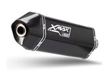 Full System 1 In 1 Exhaust Mivv Speed Edge Black Black Stainless Steel Yamaha X-Max 300 2017 - 2020