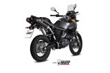 Terminali Scarico Mivv Oval Carbonio Con Coppa Carbonio Yamaha Xt 660 Z 2008 - 2016