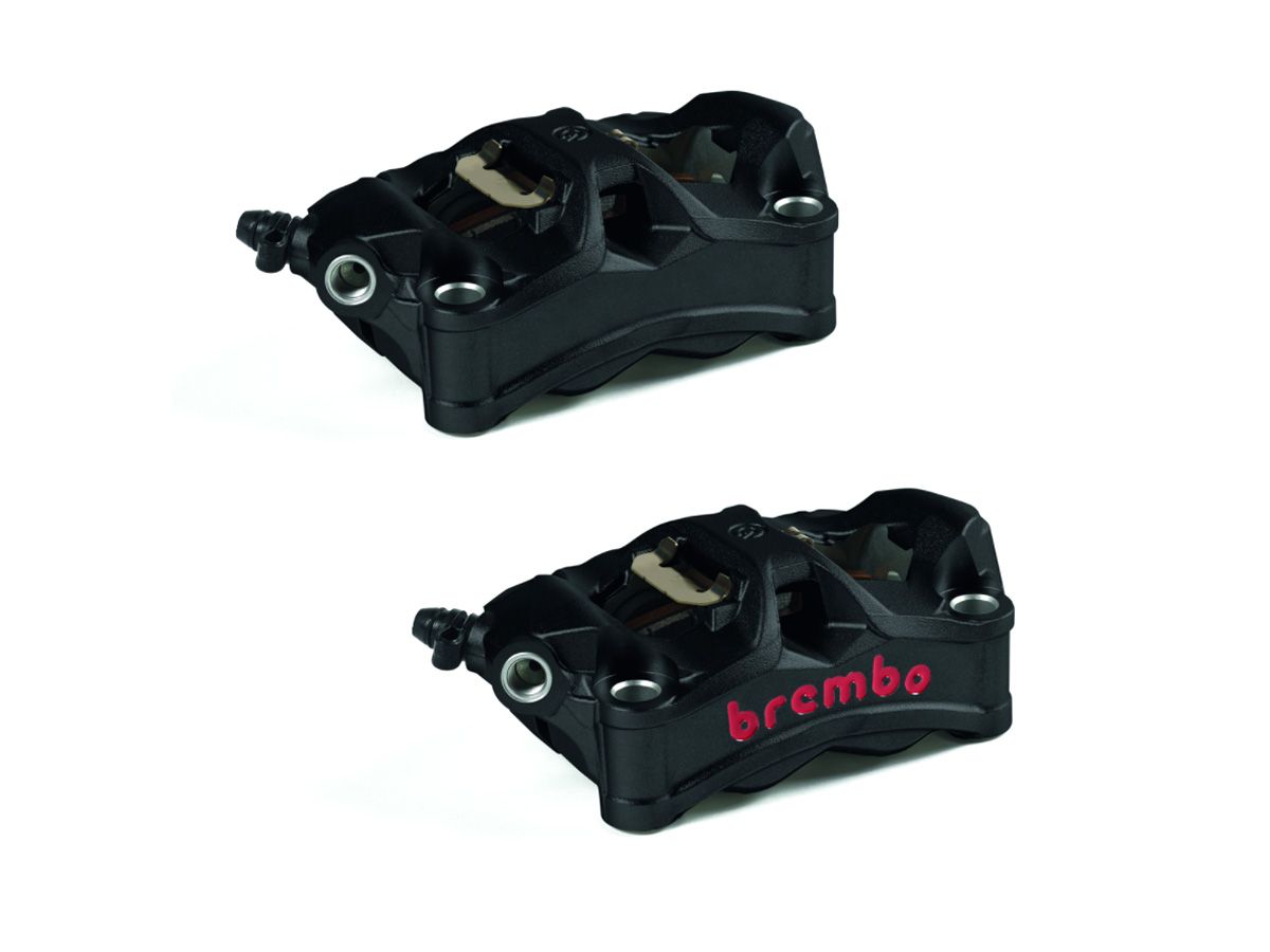 COPPIA PINZE RADIALI STYLEMA NERE BREMBO RACING DUCATI PANIGALE V4 S / R / SP 2018-2024