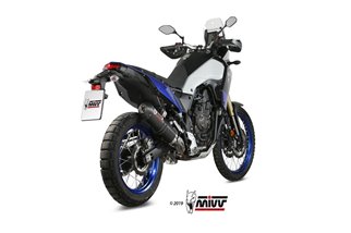 Silencieux Echappement Mivv Oval Carbone Avec Coupelle Carbone Yamaha Tenere' 700 2019 - 2022