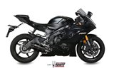 Terminale Scarico Mivv Suono Black Inox Nero Yamaha Yzf 600 R6 2017 - 2021