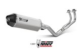 Komplette Auspuffanlage 1 in 1 Escape Mivv Speed Edge Edelstahl Yamaha T-Max 530 2017 - 2019