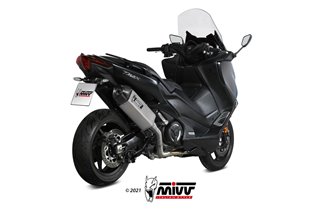 Système Complet 1 En 1 Echappement Mivv Speed Edge Inox Yamaha T-Max 560 2020 - 2021