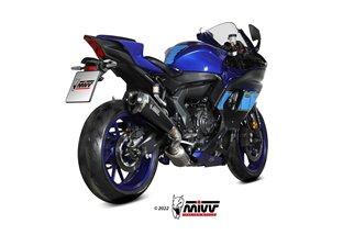 Full System 1 In 1 Exhaust Mivv Delta Race Carbon Yamaha R7 2022 - 2022