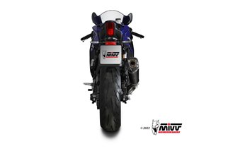 Full System 1 In 1 Exhaust Mivv Delta Race Carbon Yamaha R7 2022 - 2022