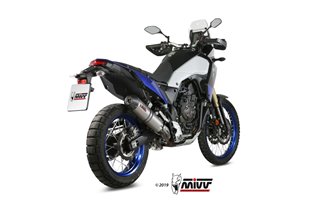 Schalldämpfer Escape Mivv Oval Titanium mit Carbon Cup Yamaha Tenere' 700 2019 - 2022