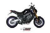 Komplette Auspuffanlage 1 In 1 Escape Mivv X-M5 Schwarz Schwarz Edelstahl Yamaha Mt-09 Sp Fz-09 2021 - 2022