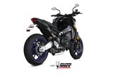 Komplette Auspuffanlage 1 In 1 Escape Mivv X-M5 Schwarz Schwarz Edelstahl Yamaha Mt-09 Sp Fz-09 2021 - 2022