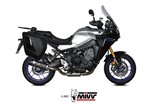 Système Complet 1 En 1 Echappement Mivv Oval Carbon Avec Coupelle Carbone Yamaha Tracer 9 Gt 2021 - 2022