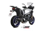 Scarico Completo 1X1 Mivv Oval Carbonio Con Coppa Carbonio Yamaha Tracer 9 Gt 2021 - 2022