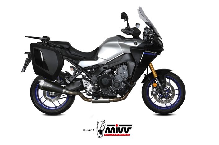 Système Complet 1 En 1 Echappement Mivv Delta Race Noir Inox Noir Yamaha Tracer 9 Gt 2021 - 2022