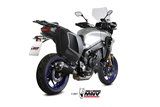 Full System 1 In 1 Exhaust Mivv Delta Race Black Black Stainless Steel Yamaha Tracer 9 Gt 2021 - 2022