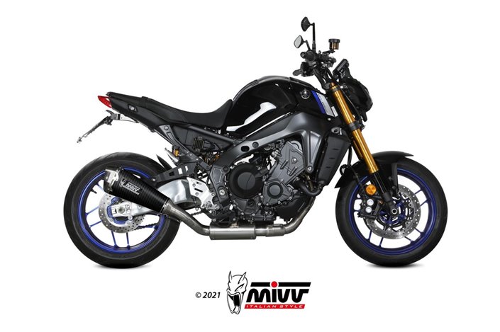 Système Complet 1 En 1 Echappement Mivv Delta Race Carbone Yamaha Mt-09 Sp Fz-09 2021 - 2022