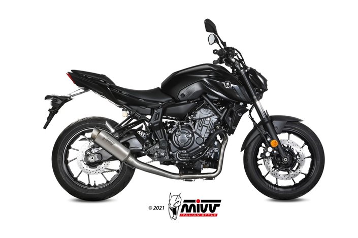 Full System 1 In 1 Exhaust Mivv Gp Pro Titanium Yamaha Mt-07 Fz-07 2021 - 2022