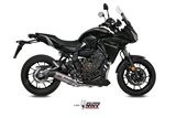 Komplette Auspuffanlage 1 in 1 Escape Mivv Oval Titanium mit Carbon Cup Yamaha Tracer 700 Gt 2016 - 2020