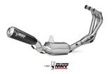 Full System 1 In 1 Exhaust Mivv X-M1 Black Black Stainless Steel Yamaha Mt-09 Sp Fz-09 2013 - 2020