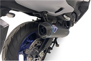 SCARICO COMPLETO RACING TERMIGNONI Y1260BCC YAMAHA T-MAX 530 2017-2019 NON OMOLOGATO CARBONIO INOX NERO