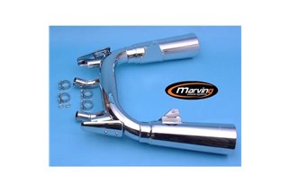 SILENCERS EXHAUST CHROME MARVING YAMAHA V MAX 2EN / 2LT / 2WE 1985 2002