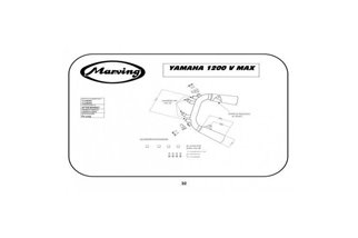 SILENCERS EXHAUST CHROME MARVING YAMAHA V MAX 2EN / 2LT / 2WE 1985 2002