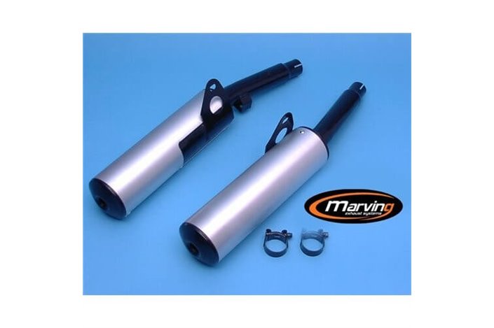 EXHAUST SILENCERS APPROVED MARVING YAMAHA XJ 600 51J 1984 1990