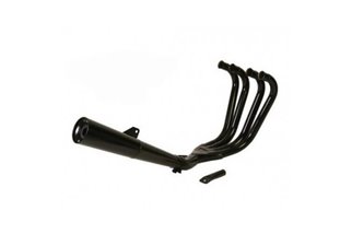 FULL EXHAUST SYSTEM 4 IN 1 BLACK MARVING YAMAHA XJ 600 51J 1984 1990