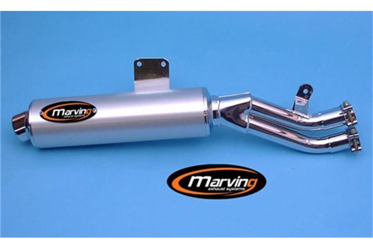 TERMINAL EXHAUST SILENCER CHROME MARVING YAMAHA XTZ 750 SUPER TENERÈ 1989-97