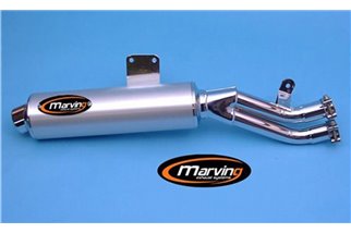 TERMINAL EXHAUST SILENCER CHROME MARVING YAMAHA XTZ 750 SUPER TENERÈ 1989-97