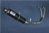 Set exhaust pipe with carbon silencer Tyga Yamaha YZF-R25/R3