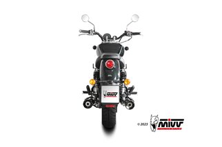 Sistema di Scarico Terminale RE.002.LH1XA Mivv HR-1 INOX Royal Enfield Super Meteor 650 2023-2024