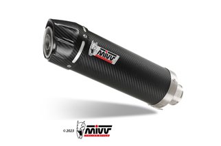 S.014.L2SC Mivv GP CARBON Muffler Exhaust System WITH CARBON CUP Suzuki GSX-R 750 2004-2005