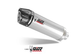 S.030.L6SC Mivv GP TITANIUM Muffler Exhaust System WITH CARBON CUP Suzuki GSF 650 Bandit 2007-2015