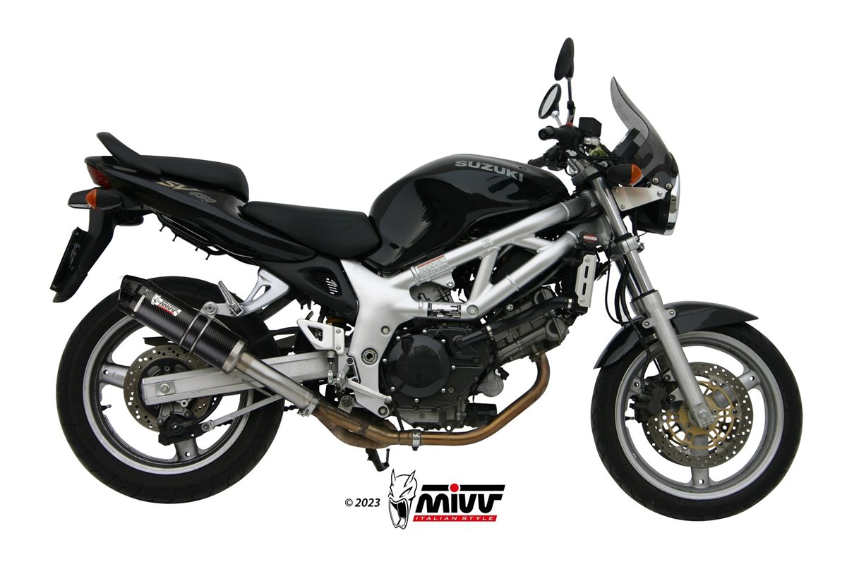 Sistema di Scarico Terminale S.004.L2SC Mivv GP CARBONIO CON COPPA CARBONIO Suzuki SV 650 1999-2002