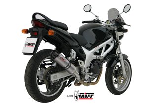 S.004.L6SC Mivv GP TITANIUM Schalldämpfer-Auspuffanlage MIT CARBON-BECHER Suzuki SV 650 1999-2002