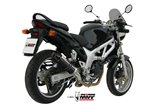 Sistema di Scarico Terminale S.004.LXBC Mivv GP INOX NERO CON COPPA CARBONIO Suzuki SV 650 1999-2002