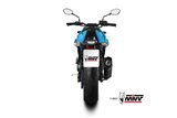 Système d'échappement complet S.063.LR1XB Mivv SR-1 NOIR ACIER INOXYDABLE Suzuki GSX-8S 2022-2024