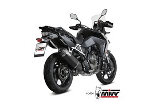 exhaust system Mivv S.061.LRB SPEED EDGE BLACK STAINLESS STEEL Suzuki V-Strom 800 SE