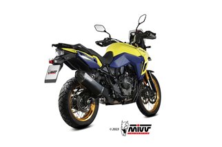 S.061.LRB Mivv SPEED EDGE BLACK STAINLESS STEEL Exhaust System Suzuki V-Strom 800 DE 2023-2024