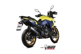 S.061.LRB Mivv SPEED EDGE BLACK STAINLESS STEEL Exhaust System Suzuki V-Strom 800 DE 2023-2024