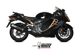 S.060.LRTB Système d'échappement Mivv SPEED EDGE TITANE NOIR Suzuki GSX-R 1300 Hayabusa 2021-2024